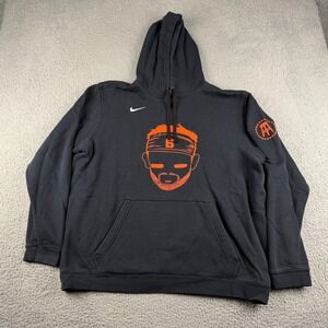 Baker Mayfield Hoodie Mens XL Black Nike Barstool Sports Sweatshirt Pullover